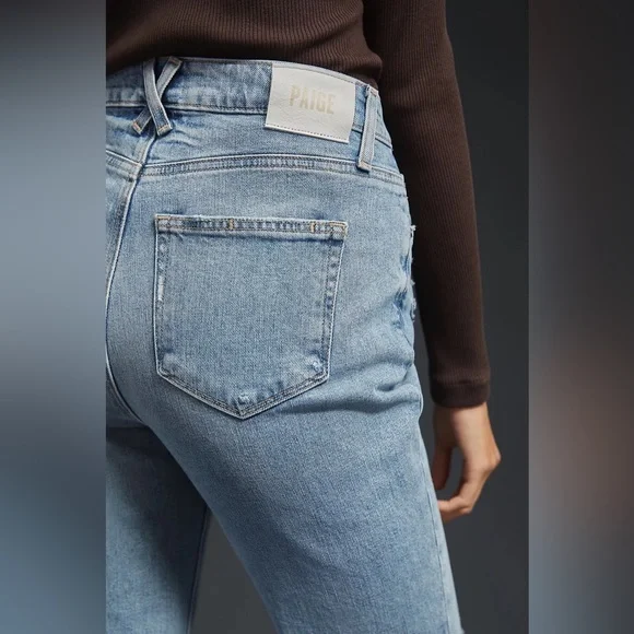 Paige Noella high rise relaxed straight jeans 👖